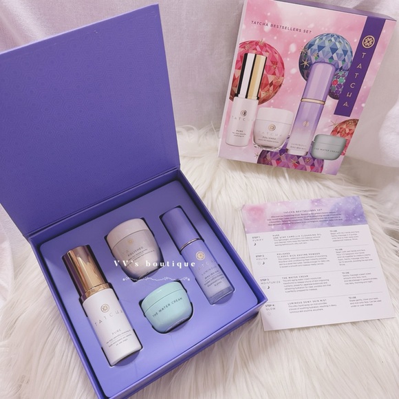 Tatcha Other - BNIB TATCHA Bestsellers Set Skincare Value Gift Set Cleanser Moisturizer Mist